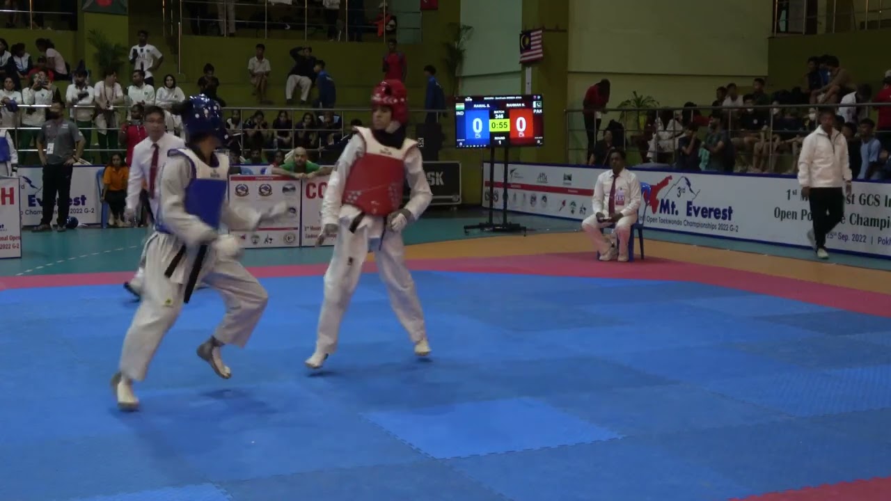 Semi Final  (Round 1) -57 KG WOMEN Noor Rehman Pakistan Vs Sonam Rawal India