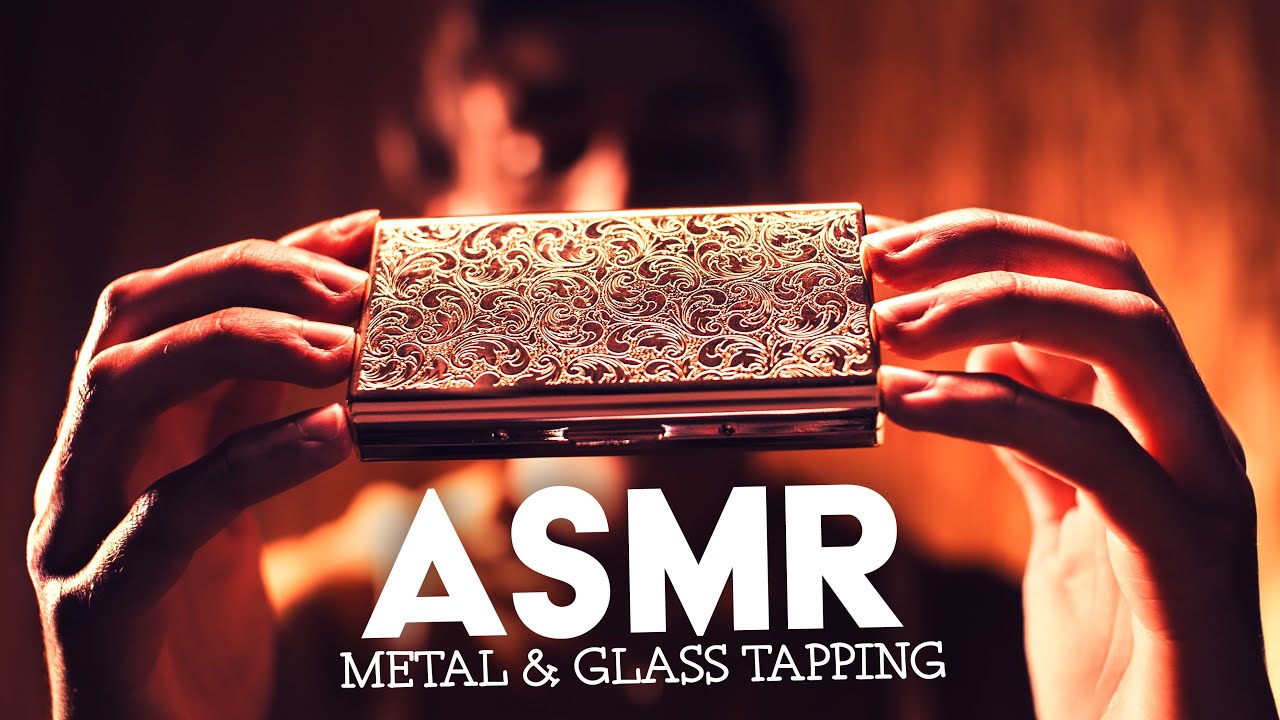 Slow Intense GLASS & METAL TAPPING 😴ASMR  No Talking for SLEEP