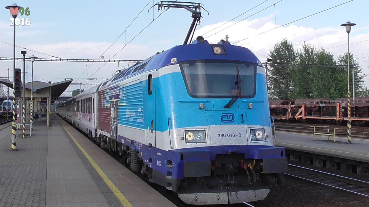 ČD 380.013 - EC 105 SOBIESKI - Ostrava-Svinov - 29.8.2016