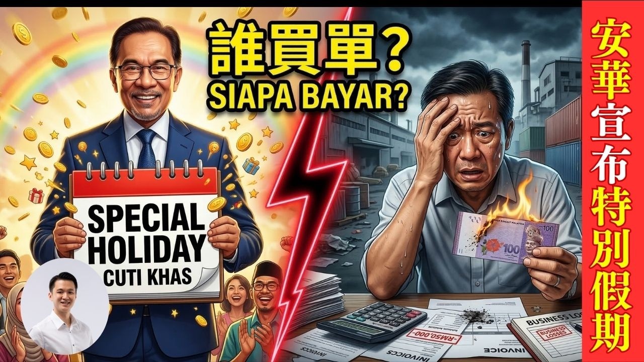 安華特假，全民買單？揭開大馬「特假文化」背後的真實代價！  17-March-2026 | 李偉康