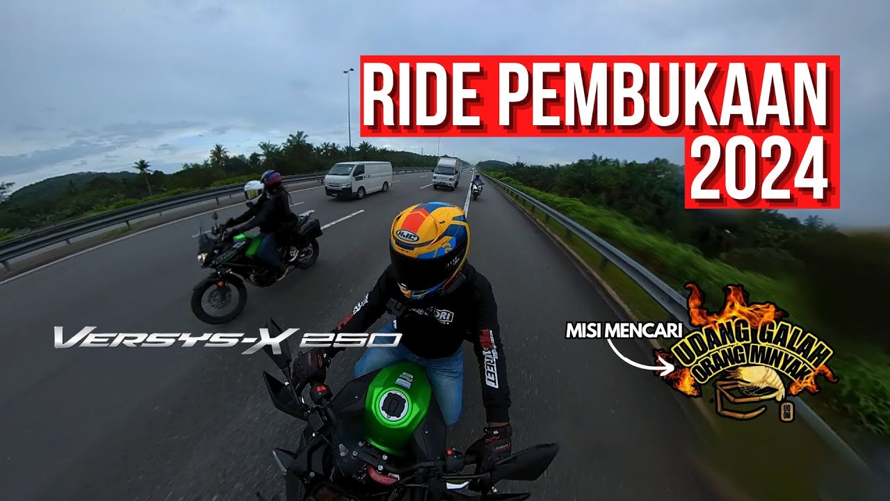 VERSYS X 250 | RIDE 300KM++ MISI MENCARI UDANG GALAH 🦐