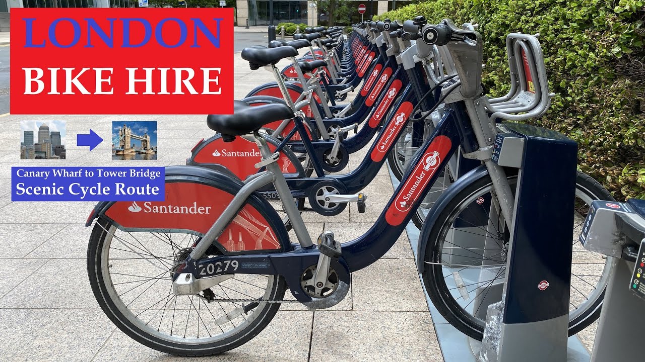 EP6 Seeing London: Boris Bike Hire and Canary Wharf to Tower Bridge Scenic Cycle Route