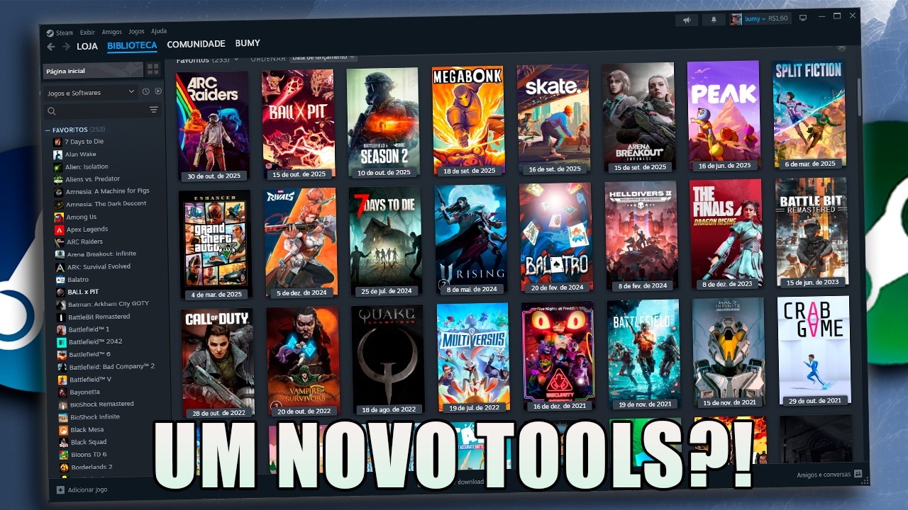BOMBA! UM NOVO STEAM TOOLS OPEN-SOURCE!