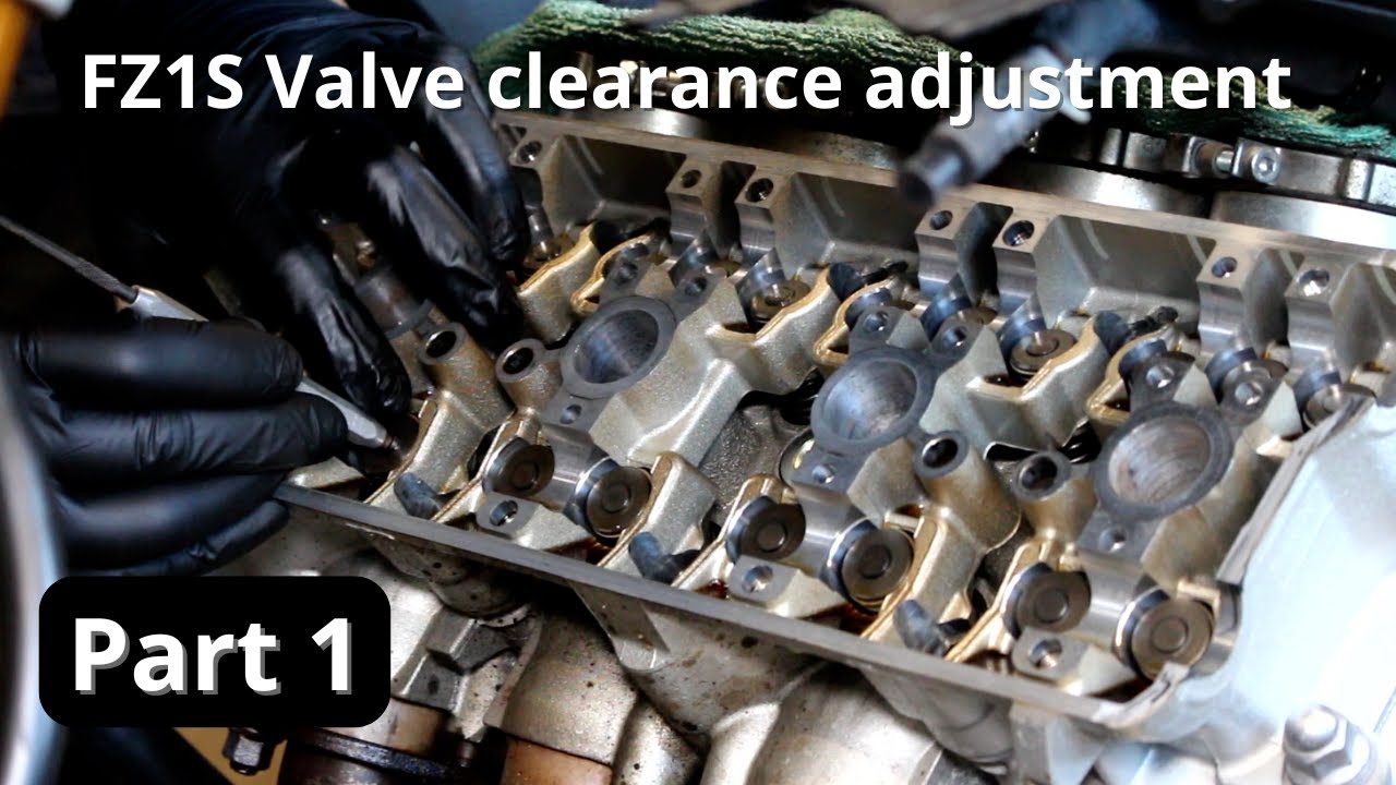 Yamaha FZ1S - Valve clearance adjustment, part 1