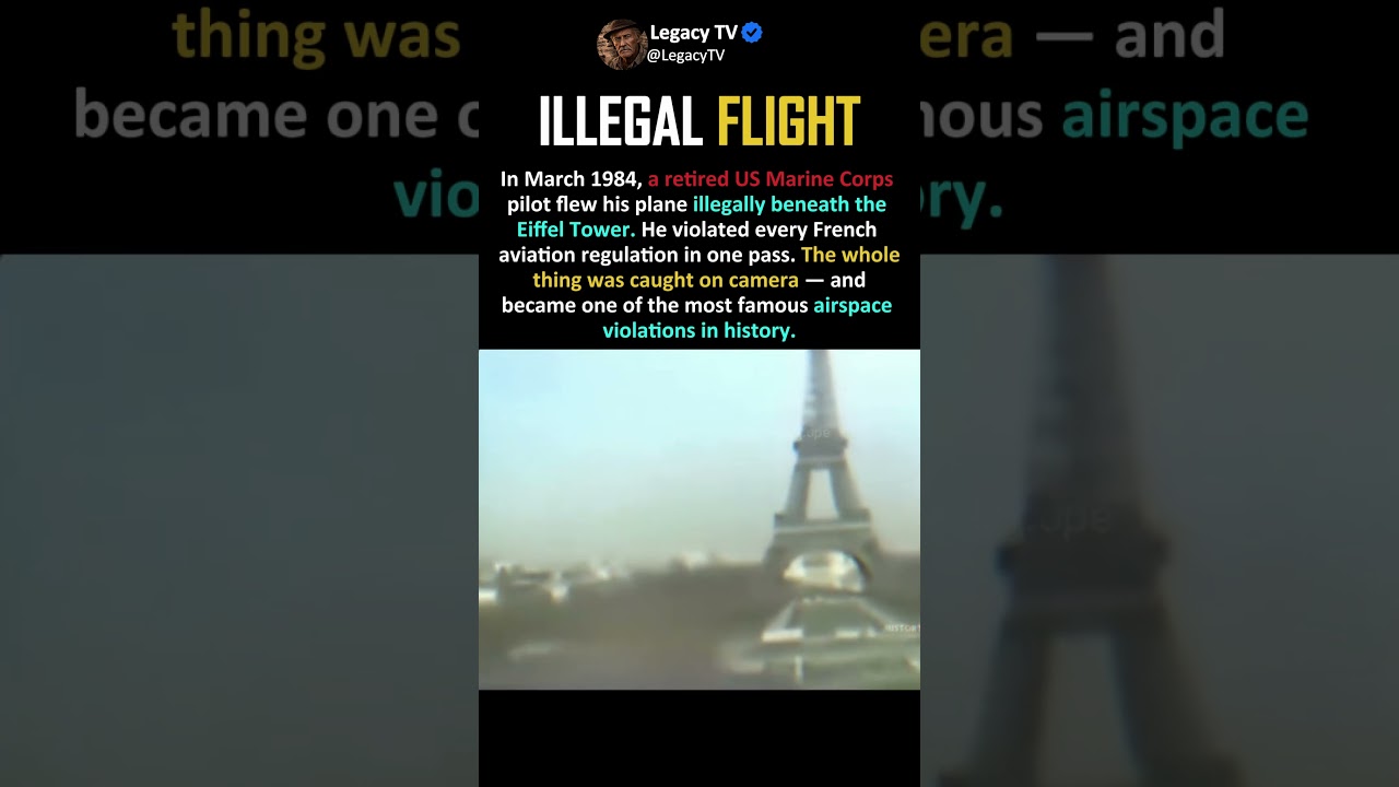 THE PILOT WHO FLEW UNDER PARIS