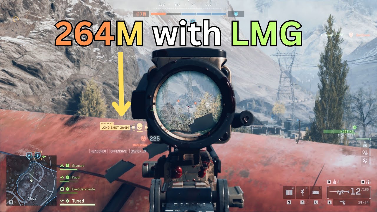 Battlefield 6 - KTS100 MK8 LMG is a Full Auto SNIPER