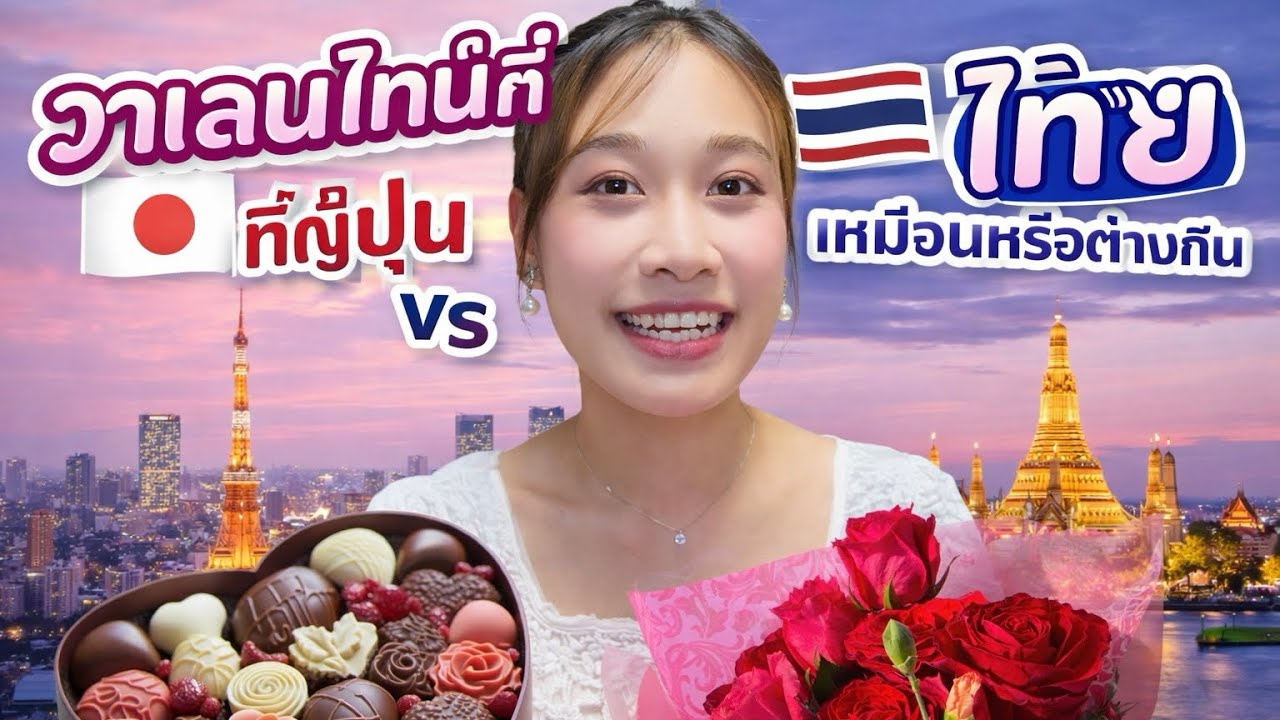วาเลนไทน์ที่ญี่ปุ่น vs ไทย เหมือนหรือต่างกันยังไง  | Japan มีอะไร 