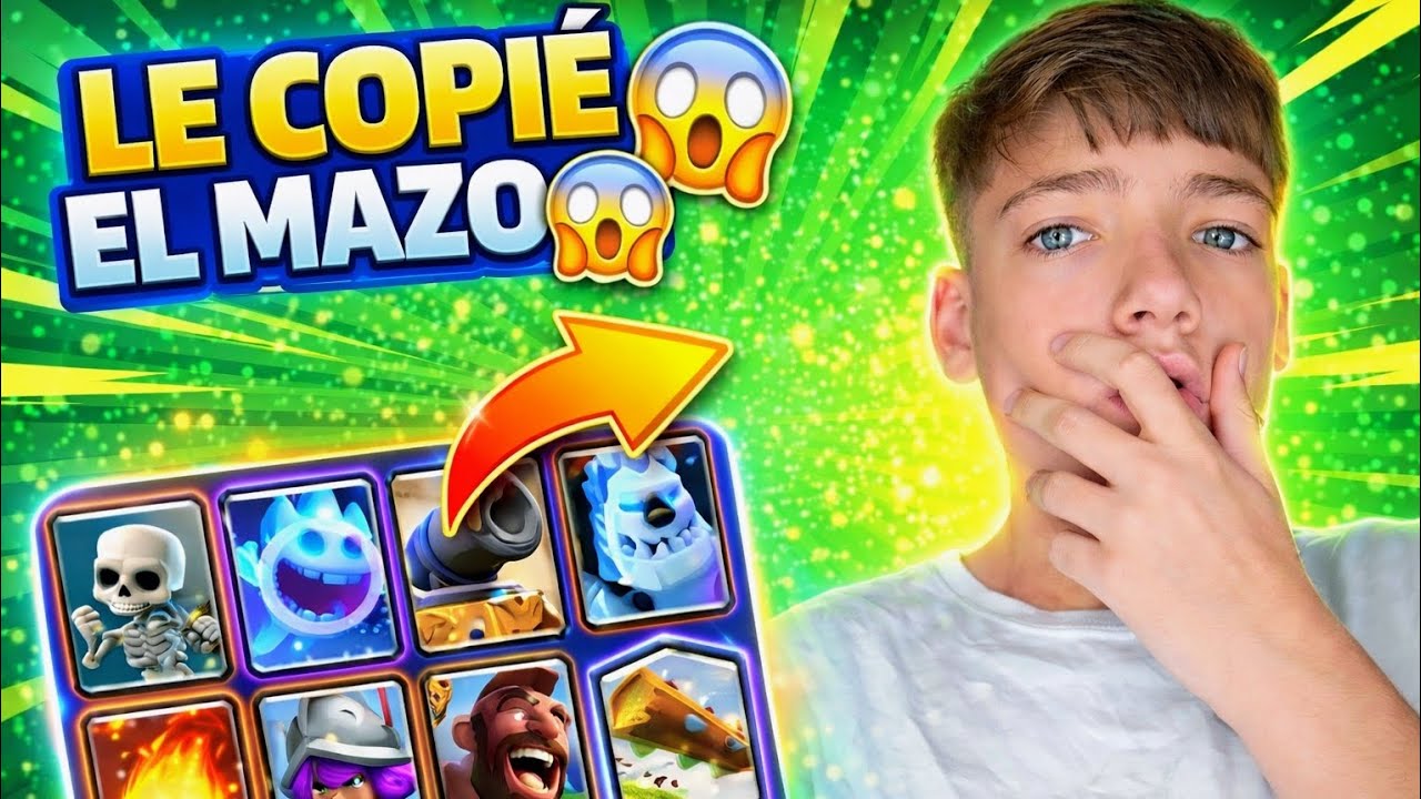COPIAMOS EL MAZO DE NUESTRO RIVAL EN |Clash Royale.😱