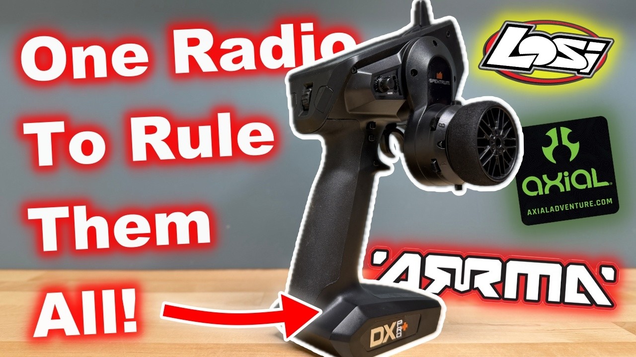 Best RC Radio for Bashing / Racing / Crawling!  Spektrum DX Pro+ Plus Review (How to bind)