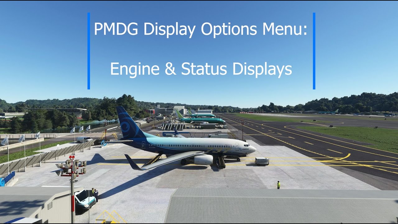 PMDG 737 for MSFS 008: Display Options - Engines & Status Display