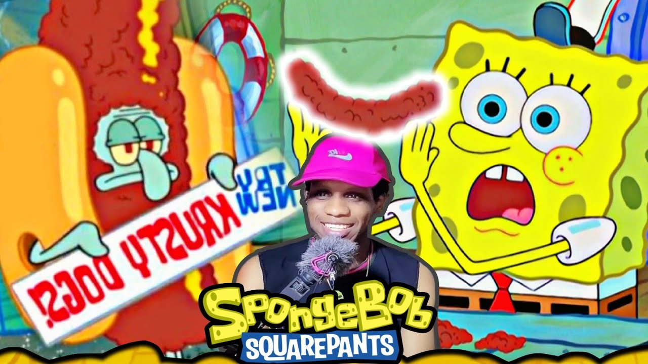 KRUSTY DOG / SpongeBob Squarepants REACTION 🌭 🌭 