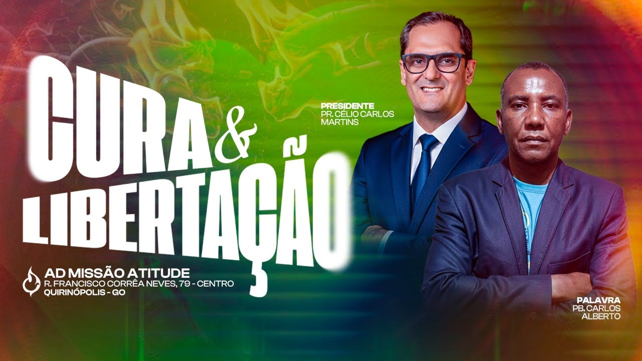 Ao Vivo | Cura & Libertação | Part. Pb. Carlos Alberto | 27/01/2026