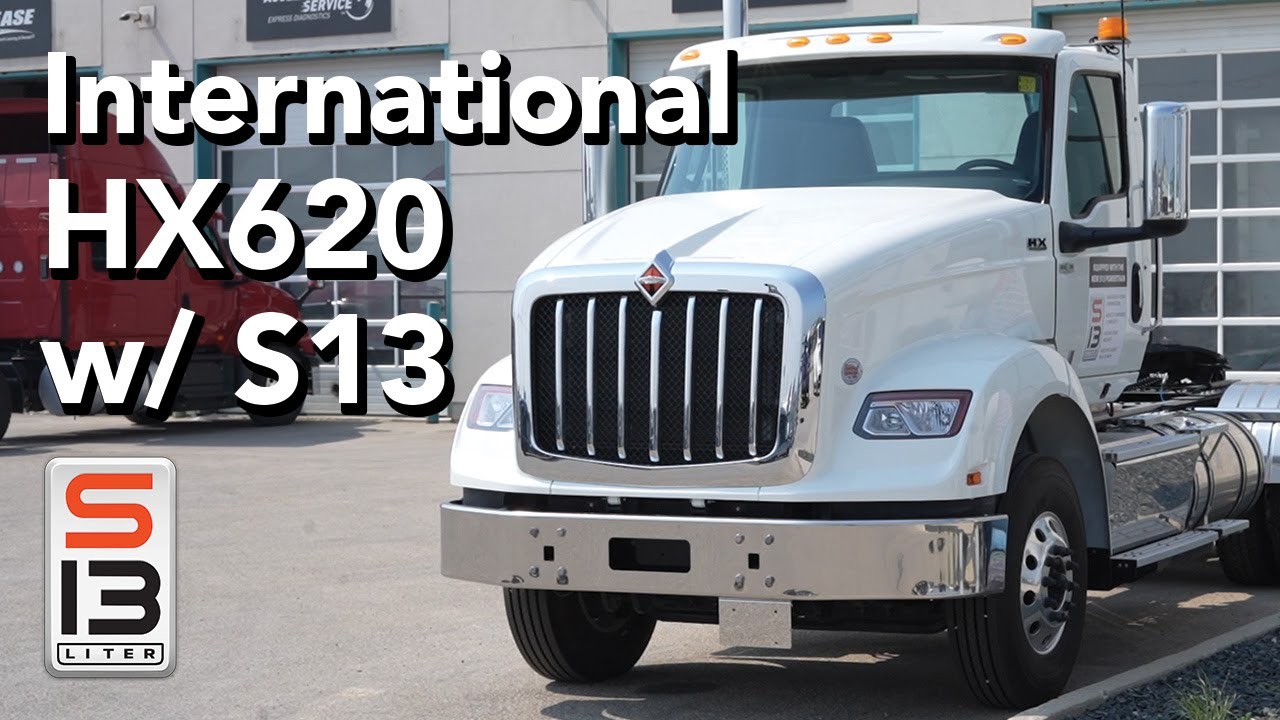 Check out the New International HX620 with the S13 Integrated Powertrain