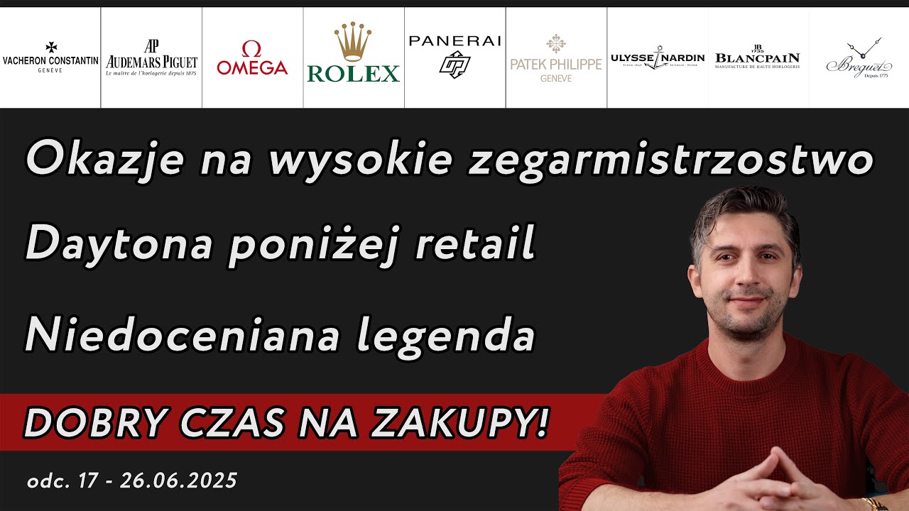 OKAZJE NA BOGATO! Zegarki z najwyższej półki za ułamek ceny - PATEK, AP, ROLEX, VACHERON, OMEGA