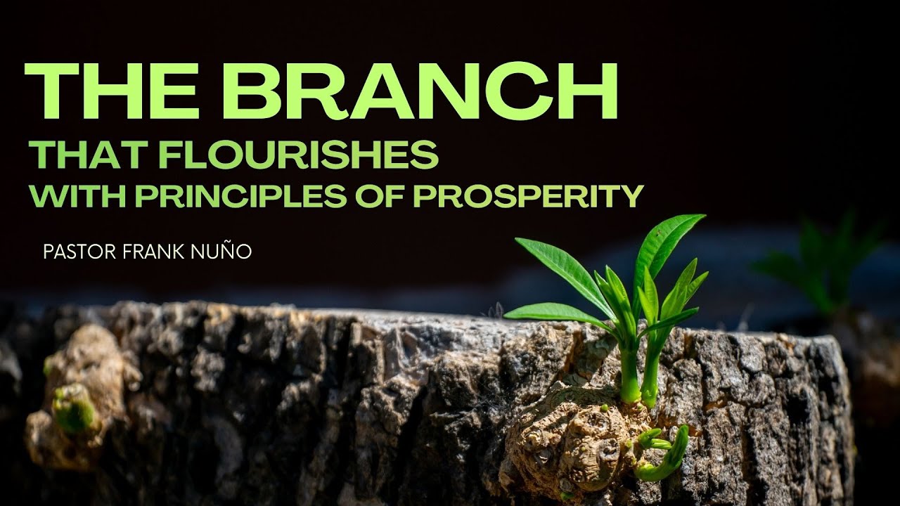 THE BRANCH THAT FLOURISHES WITH PRINCIPLES OF PROSPERITY. PASTOR FRANK. NUÑO #christianservice
