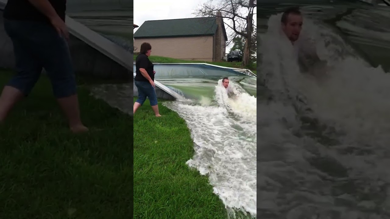 Bro, wat(er) you doing?! 🌊 #pool #fail #flood