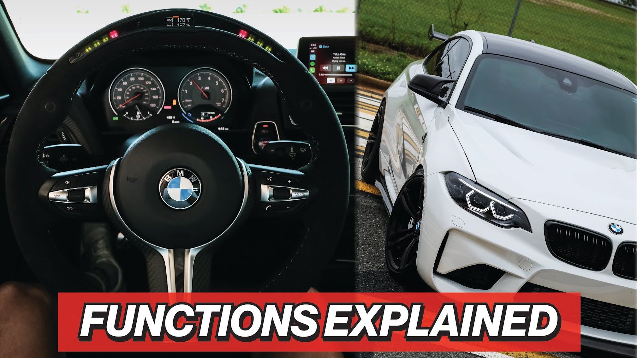 M PERFORMANCE DIGITAL RACE DISPLAY STEERING WHEEL - FUNCTIONS EXPLAINED!