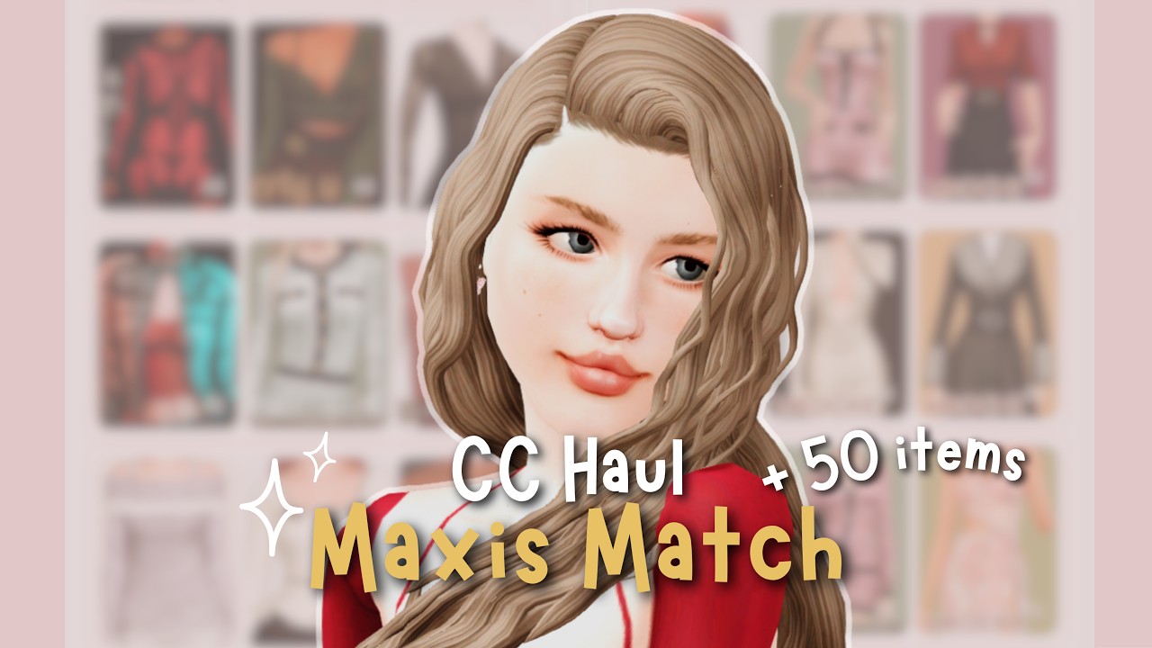 Sims 3: CC Haul Maxis Match + 50 ITEMS | Abril 2026💕