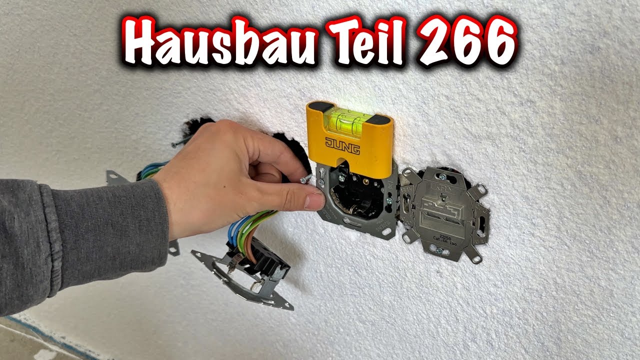 Hausbau Teil 266! (Steckdosen OG) ElektroM