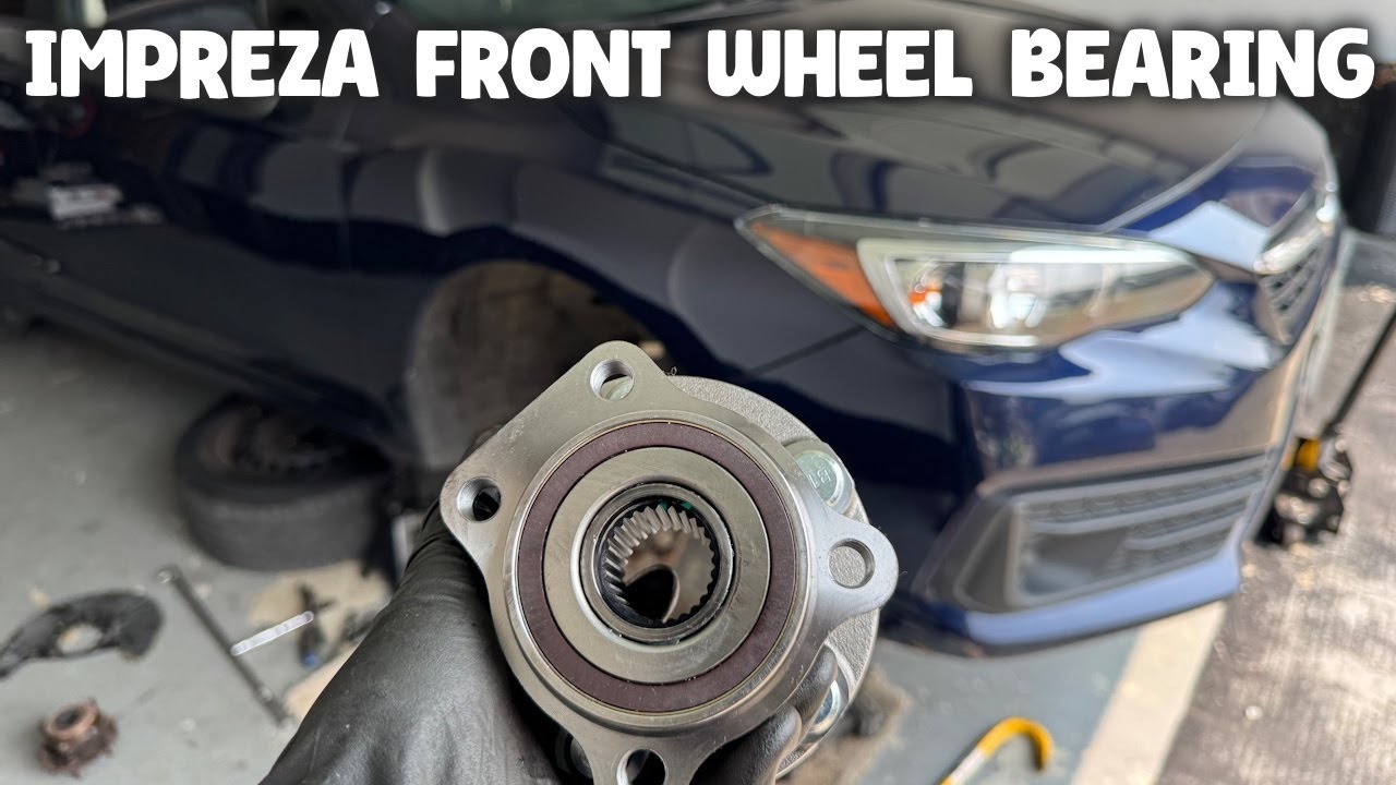 Subaru Impreza Front Wheel Bearing Replacement DIY How To 2016-2020
