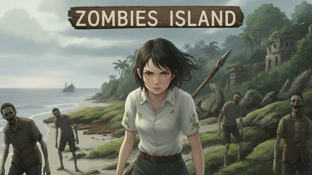Trapped on Zombie Island | Survival Story |