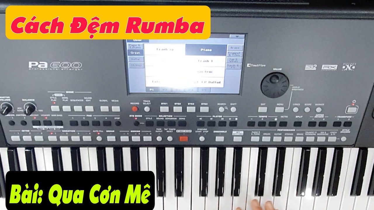 Qua Cơn Mê | Cách Đánh Rumba Đơn Giản Nhất | Mẹo Đệm Hát