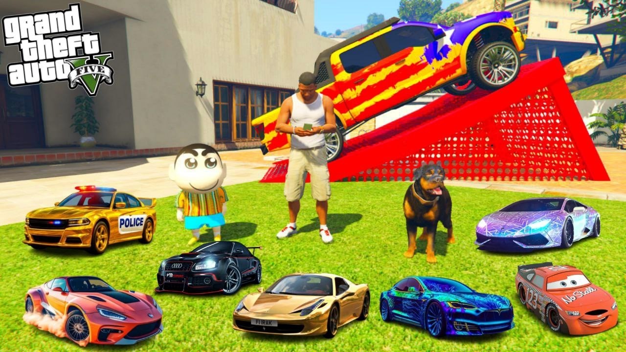 Franklin Gifting SUPER RC TOY CARS To Shinchan in GTA 5