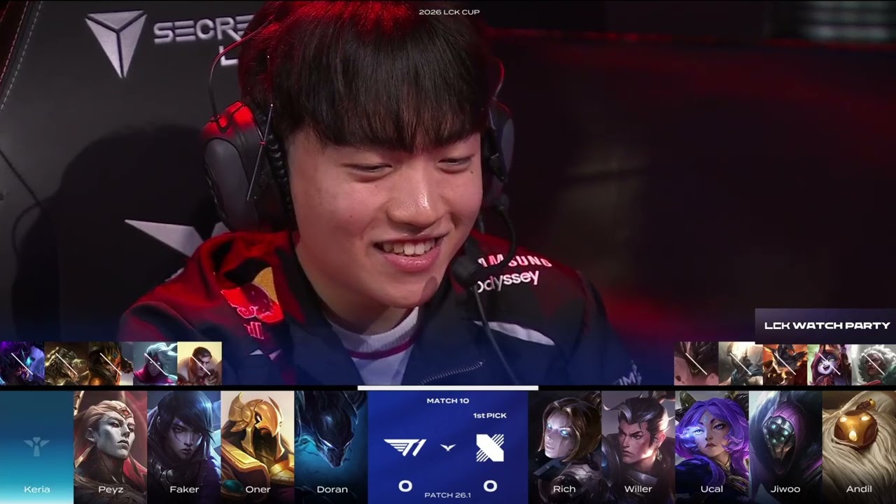 T1 vs. DRX | Игра 1 | First Stand ОБЗОР LCK 2026 Чемпионат Кореи | Lolesports League of Legends