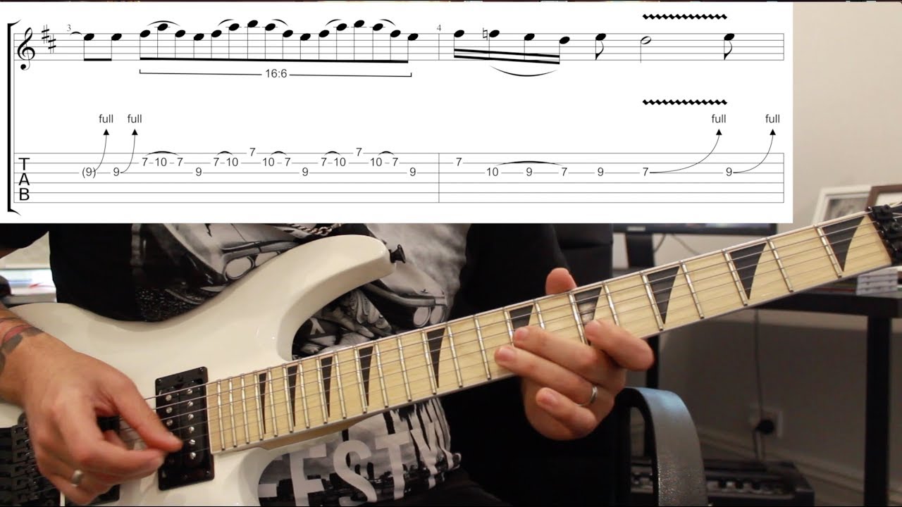 How to play &lsquo;Panama&rsquo; by Van Halen Guitar Solo Lesson w/tabs