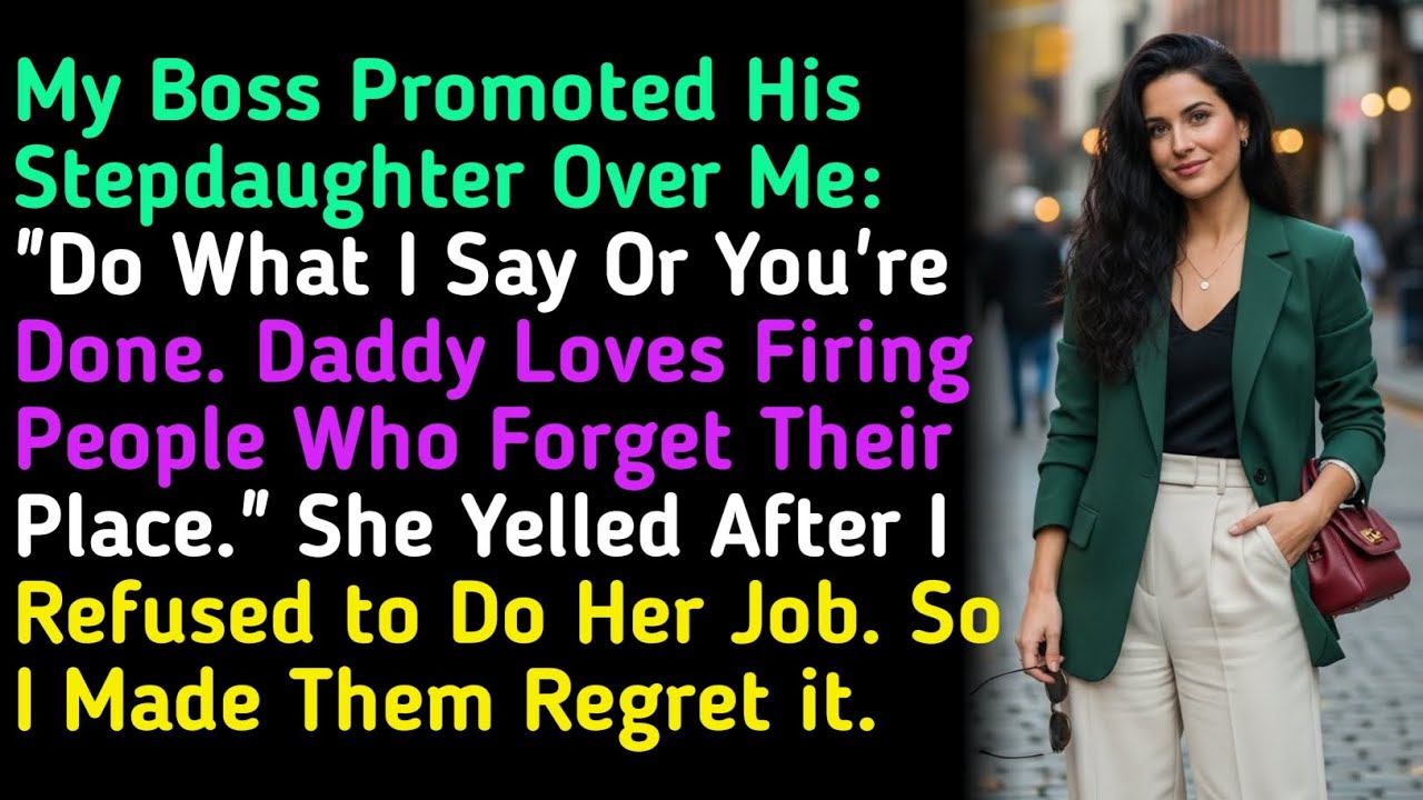 My Boss Promoted His Stepdaughter Over Me: 