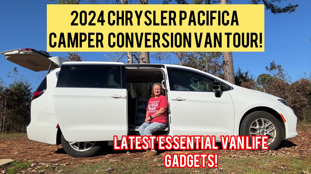 2024 Chrysler Pacifica minivan conversion tour/ new gadgets!