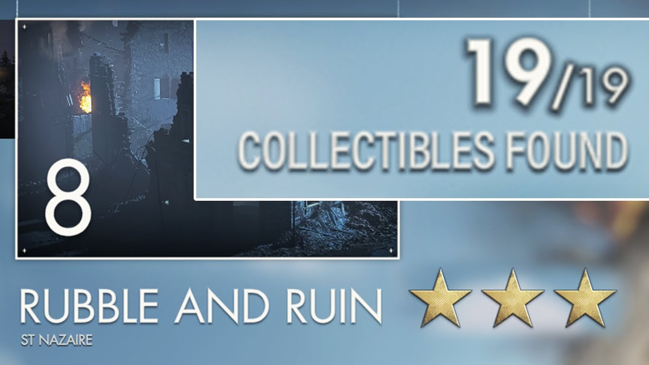 All 19 Collectibles | Rubble and Ruin Mission 8 ► Sniper Elite 5 #pcgamepass