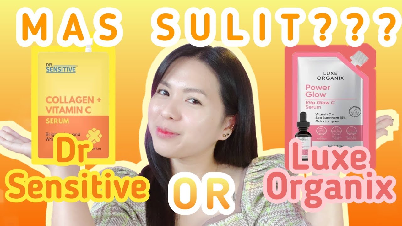 DR SENSITIVE COLLAGEN + VITAMIN C SERUM | DR. SENSITIVE VS LUXE ORGANIX | HONEST REVIEW