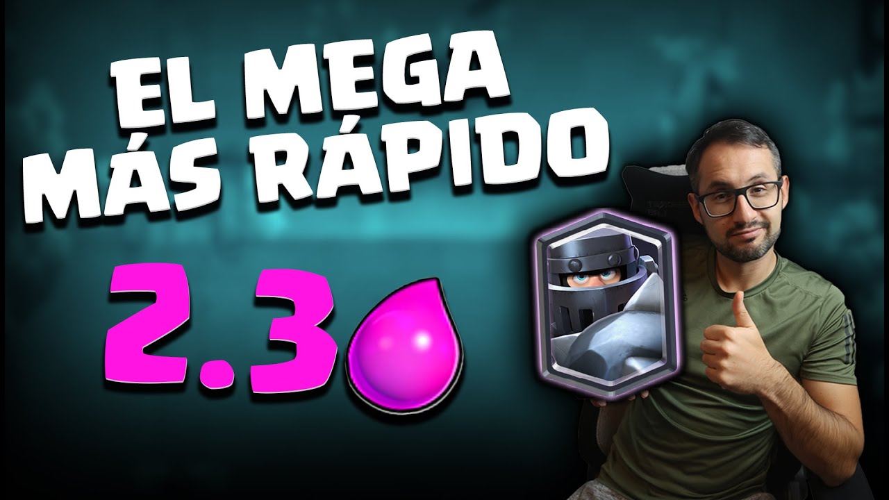 ¡GANANDO CON EL MEGACABALLERO MÁS RÁPIDO! 2.3 ELIXIR | Malcaide Clash Royale