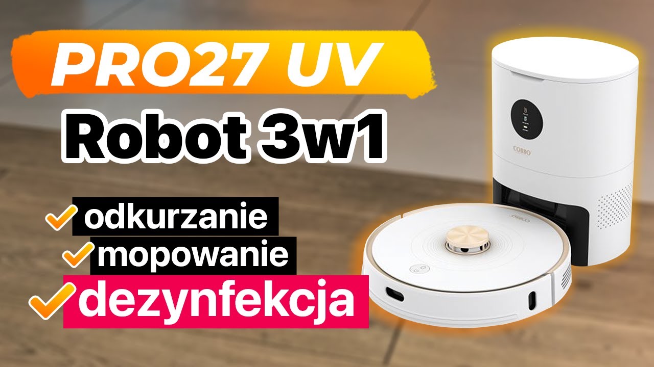 Robot sprzątający COBBO PRO27 UV - NOWOŚĆ 2022