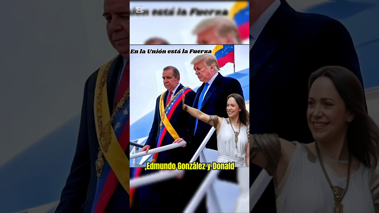 Mar&iacute;a Corina Machado, Edmundo Gonz&aacute;lez Urrutia y Donald Trump Juntos por una Venezuela libre #mcm