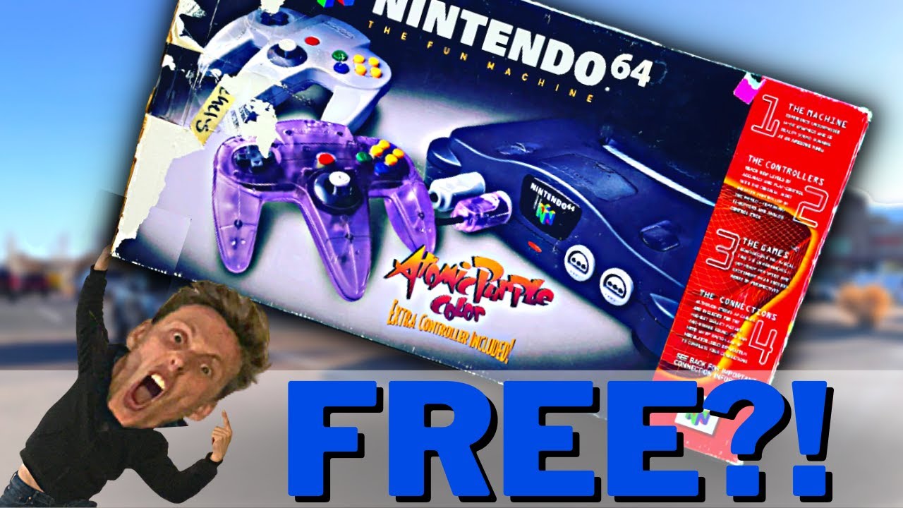 A FREE NINTENDO 64 on Marketplace?! + Video Game Hunting for Switch Games