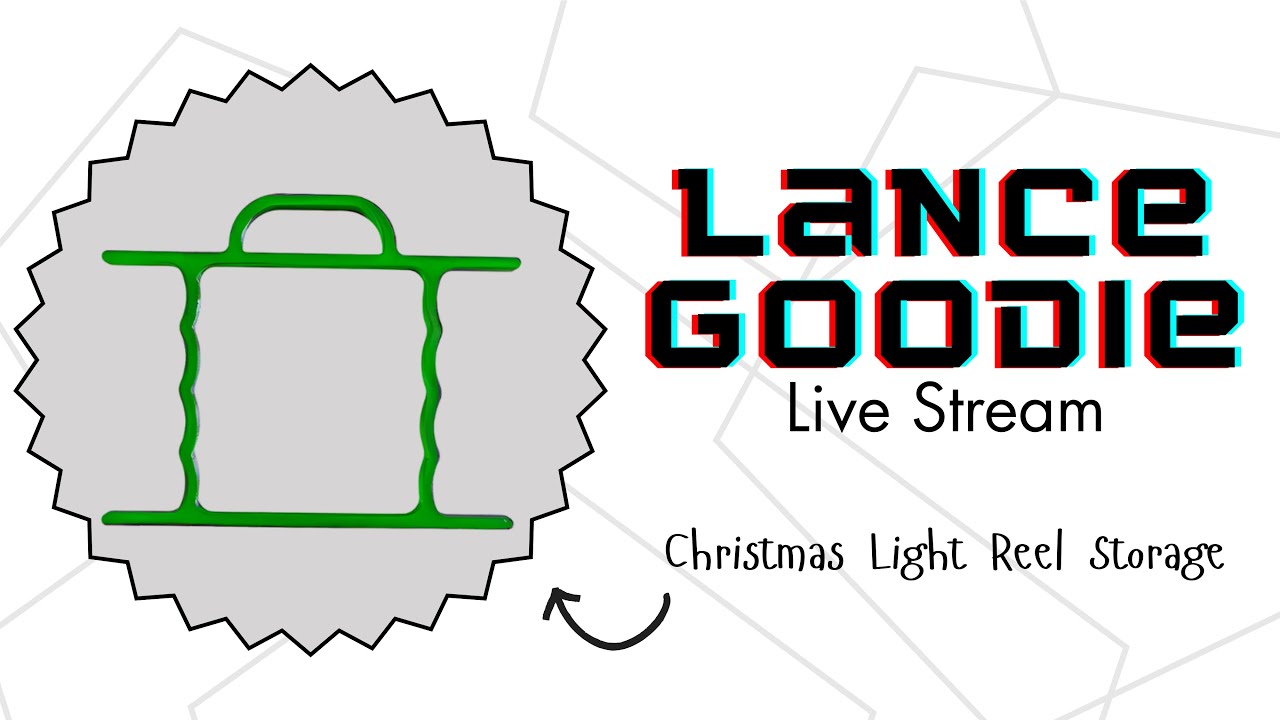 Watch Along 3D Printing a Christmas Cord Wrap (Beginner Live)