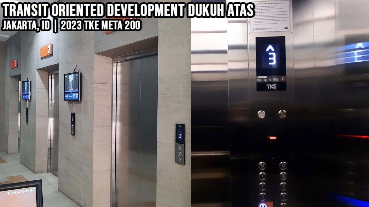 TKE Meta 200 Traction Lifts/Elevators at Transport Hub (TOD) Dukuh Atas, Jakarta