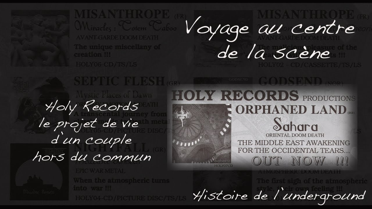 Voyage au centre de la scène : Holy records , le projet de vie d'un couple hors du commun.