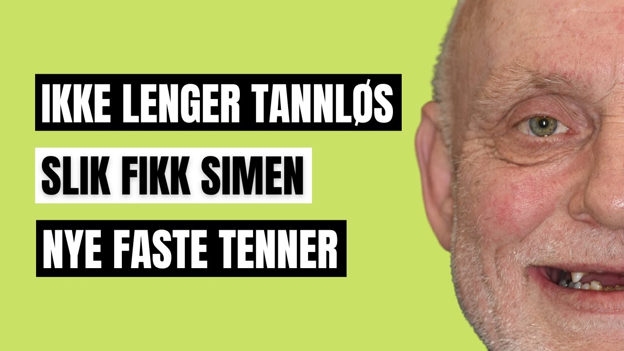Fra løs protese til faste tenner: Simens historie