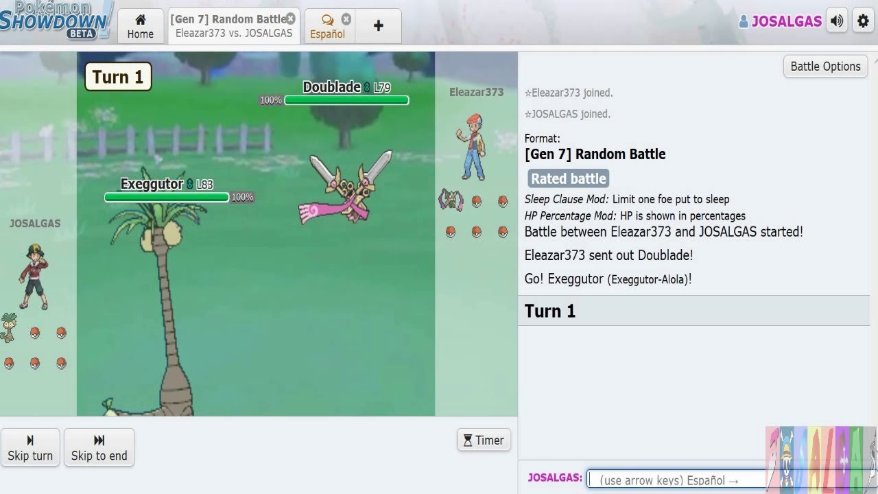 No hay dos visitas sin tres,Pok&eacute;mon Showdown.