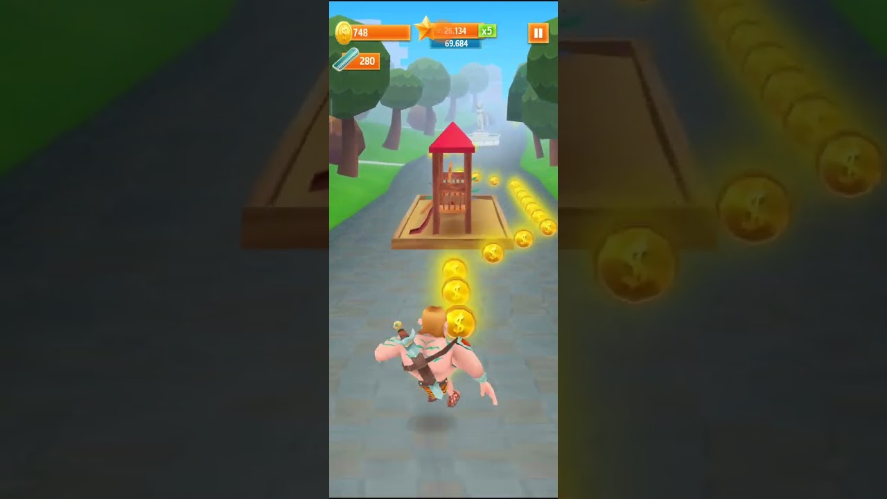 Bus Rush barbarian joe corriendo mucho