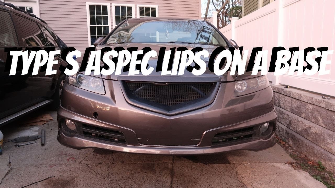 Type S Aspec lip kit on base bumpers!