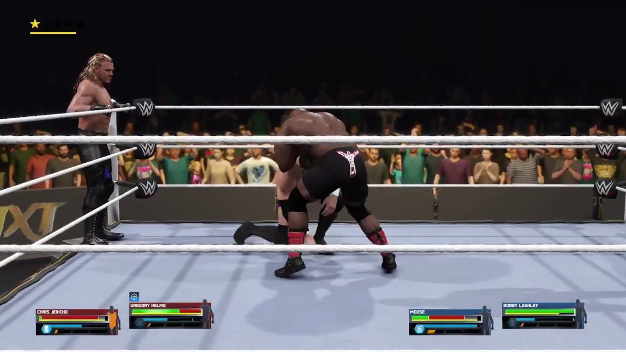 NXT-GREGORY HELMS,CHRIS JERICHO VS NXT TITLE NUM 1 CONTENDER MOOSE, NXT NUM 2 CO (Part 3/3)
