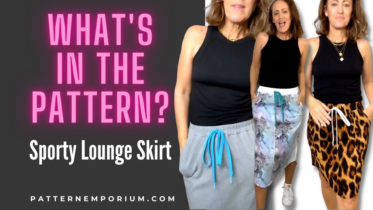 What's In The Pattern | Sporty Lounge Skirt