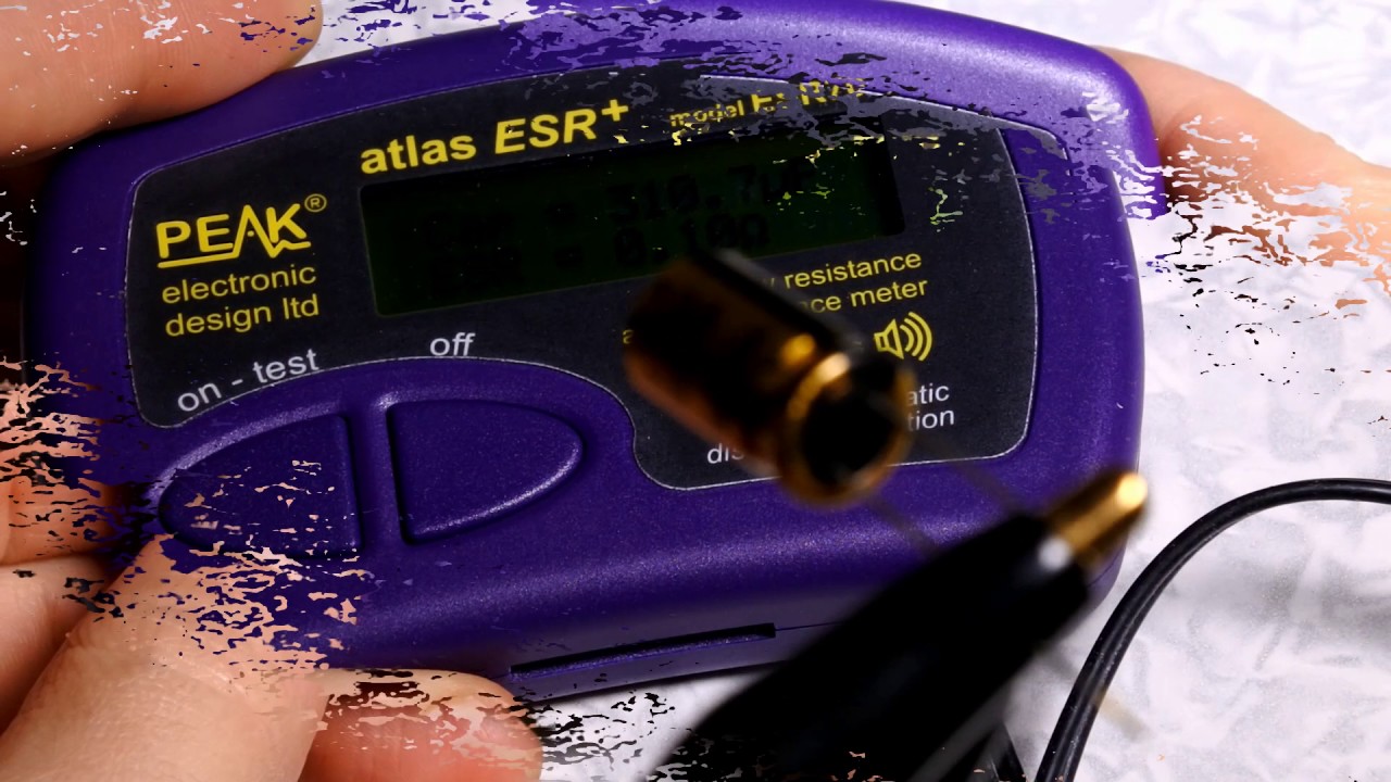 Peak Atlas ESR+ ESR70 Capacitor Passive Component Analyser Tester Meter quick look & test