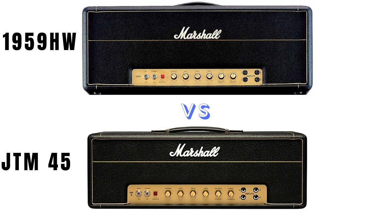Marshall 1959HW Handwired Plexi vs JTM 45 / Bluesbreaker | Mark Bouras