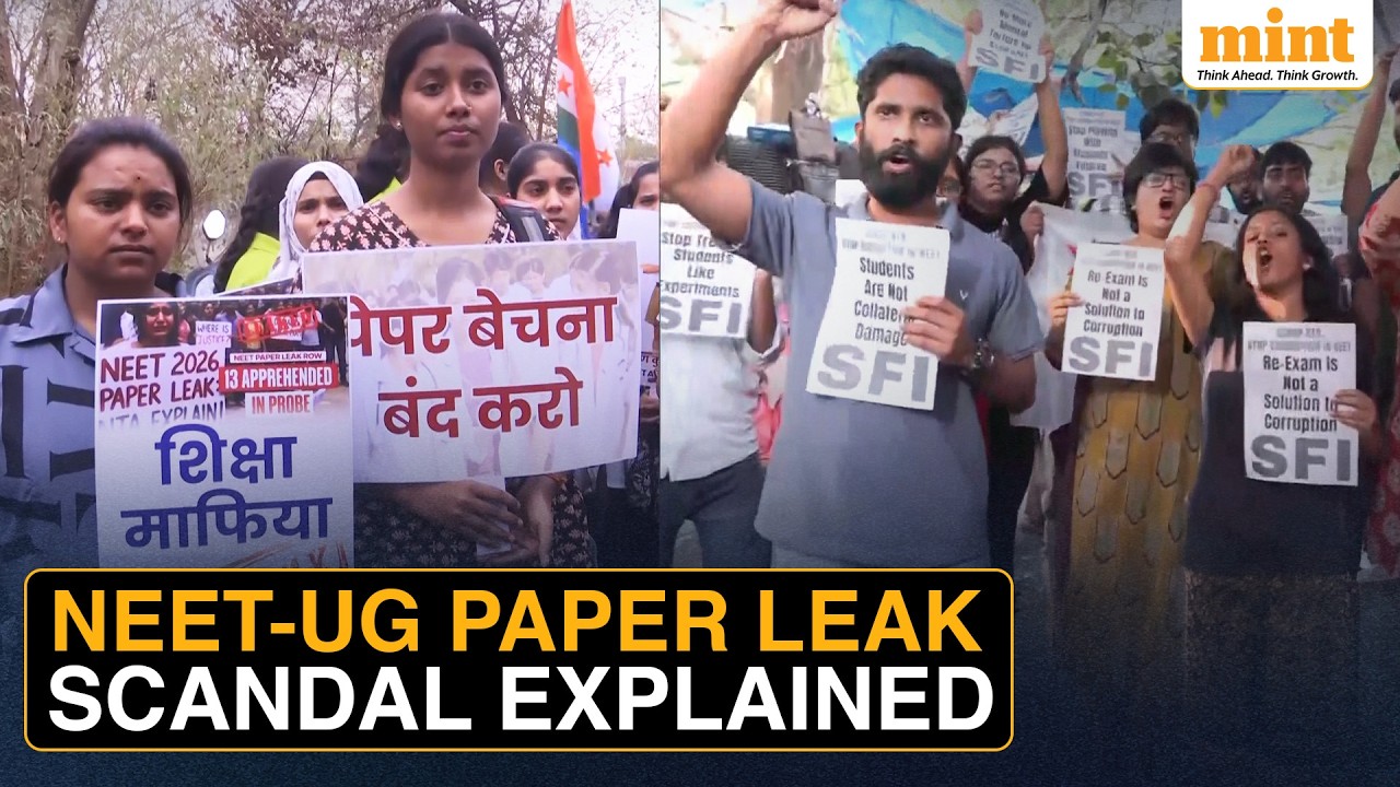 NEET-UG Paper Leak Scandal EXPLODES, NTA Cancels Exam For 2.28 Million Students, Protests Rock Delhi