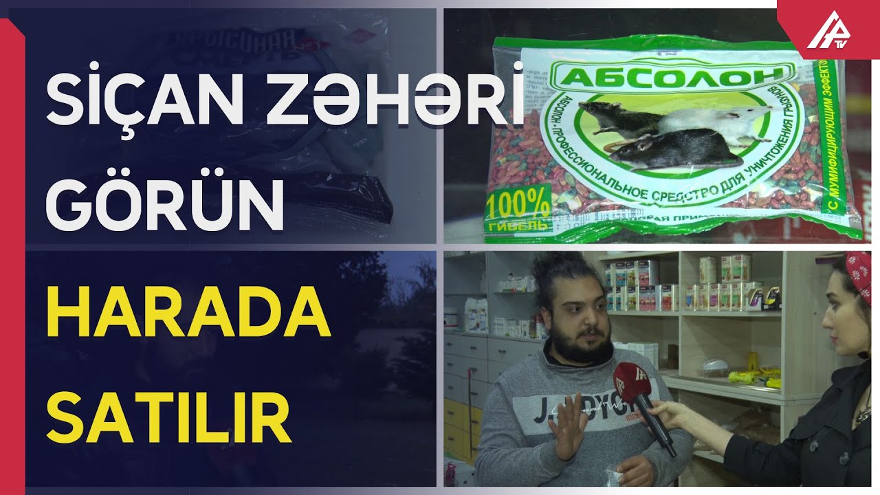 Açıq satışda olan bu zəhər saniyələr içində adamı öldürür - APA TV